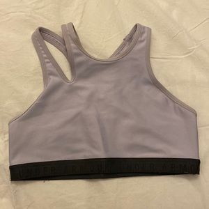 Purple Under armour sports bra, lights support, good condition